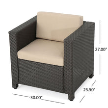 Load image into Gallery viewer, Stylish Outdoor Club Chair With Weather Resistant Cushions

