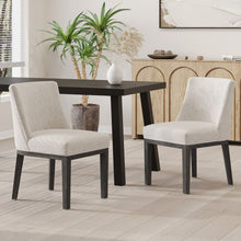 Load image into Gallery viewer, Modern Dining Chair With Durable Fabric Upholstery And Sturdy Wooden Frame (Set of 2)

