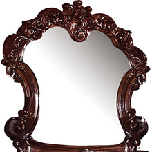 Load image into Gallery viewer, 45" Crowned Top Solid Framed Mounted Dresser Mirror - Brown
