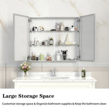 Load image into Gallery viewer, Medicine Cabinet, Wall Mounted Bathroom Mirror With Storage
