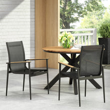 Load image into Gallery viewer, Barrister - Dining Chair (Set of 2) - Black / Natural
