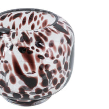 Load image into Gallery viewer, Abstract Round Table Vase - Amber / Clear
