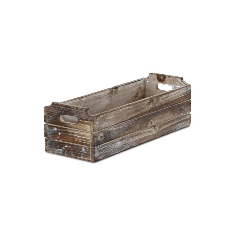 Rectangular Planter Box (638092) - Brown