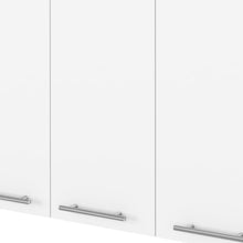 Load image into Gallery viewer, 47" Wood Wall Mounted Accent Chest With Four Doors - White
