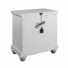 Load image into Gallery viewer, 3 Drawer Nightstand With USB - Gray - Wood
