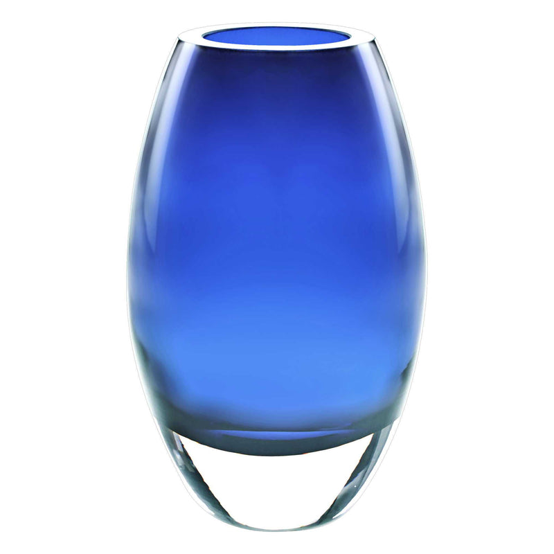 Oval Free Table Vase - Blue