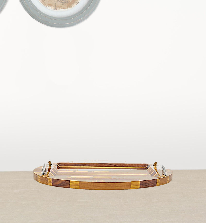 Chris Craft Hand Painted Sculpture - Natural