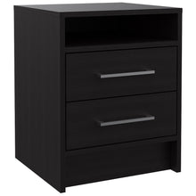 Load image into Gallery viewer, Two Drawer Nightstand - Dark Oak
