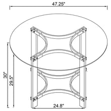 Load image into Gallery viewer, Uptown - 5 Piece Round Dining Set - Chrome
