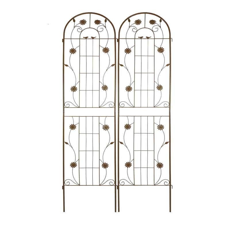 Metal Garden Trellis Rustproof Trellis For Climbing Plant Outdoor Flower Support