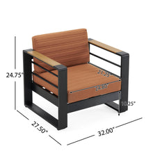 Load image into Gallery viewer, Giovanna - Club Chair Set With Aluminum Frame
