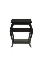Load image into Gallery viewer, Finish Bow Leg Square End Table - Black
