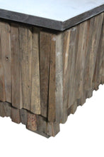 Load image into Gallery viewer, Solid Wood Block Coffee Table - Gray
