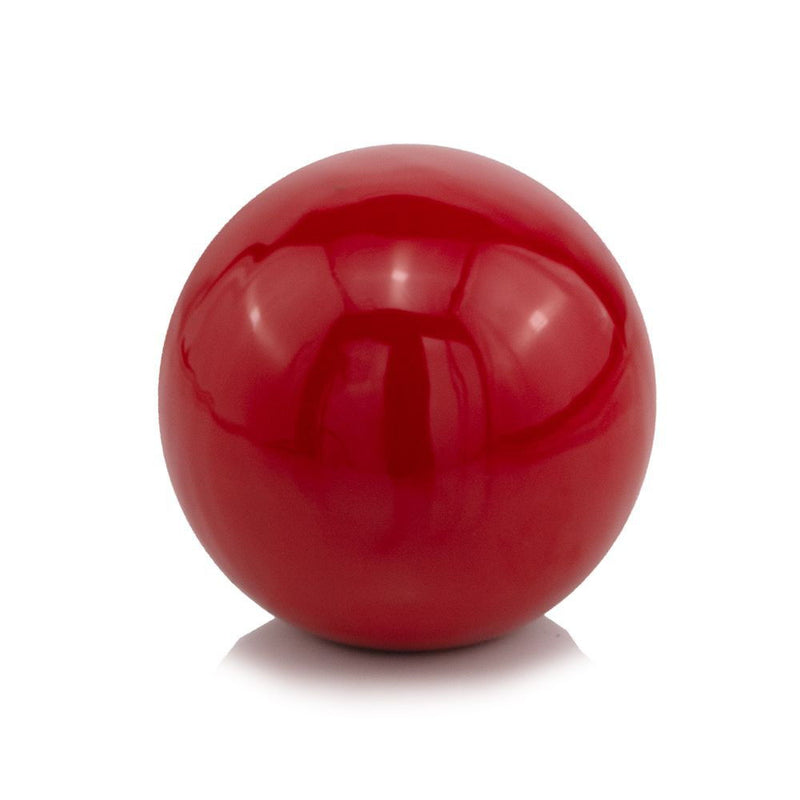 Decorative Orb Tabletop Sculpture (373765) - Red