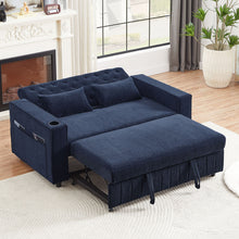 Load image into Gallery viewer, Pull-Out Sofa Bed Convertible Couch With Adjustable Backrest For Living Room
