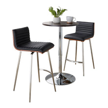 Load image into Gallery viewer, Mason - 3 Piece Swivel Mid Century Modern Counter Height Dining Set With Adjustable Table
