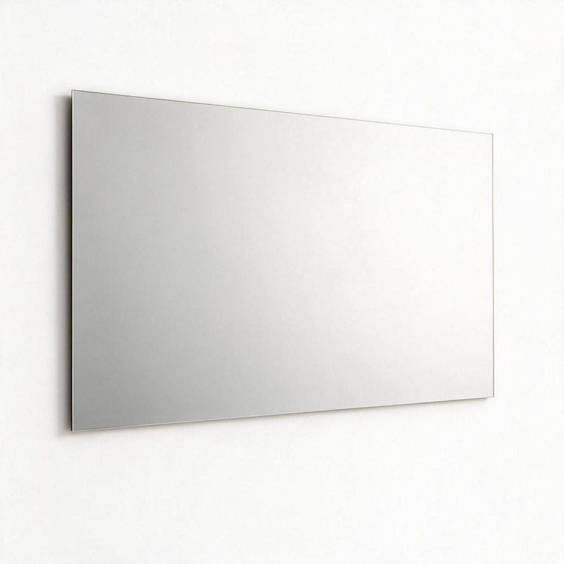 Frameless Full Length Mirror - Silver