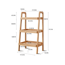Load image into Gallery viewer, 3 Tier Rack, Premium Storage Organizer - Natural

