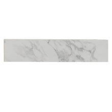 Load image into Gallery viewer, Engineered Marble Stone Bathroom Sink Side Splash - Bianco Carrara Wenato

