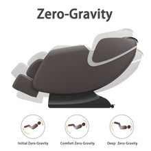 Load image into Gallery viewer, Bosscare - Massage Chair Recliner With Zero Gravity, Full Body Airbag Massage Chair With Bluetooth Speaker, Foot Roller Brown - Brown
