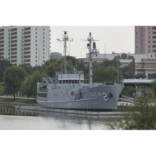 Load image into Gallery viewer, Hand Painted Model Boat (624312) - Dark Gray
