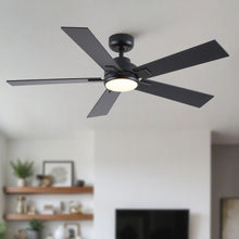 Load image into Gallery viewer, Reversible Motor Integrated LED Dimmable Ceiling Fan With Light
