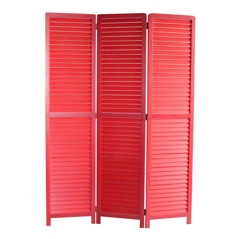 47" x 67" Wood Screen - Red