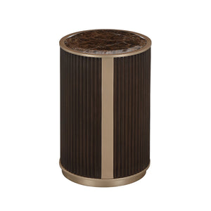 West Kensington - Chairside Table - Medium Espresso
