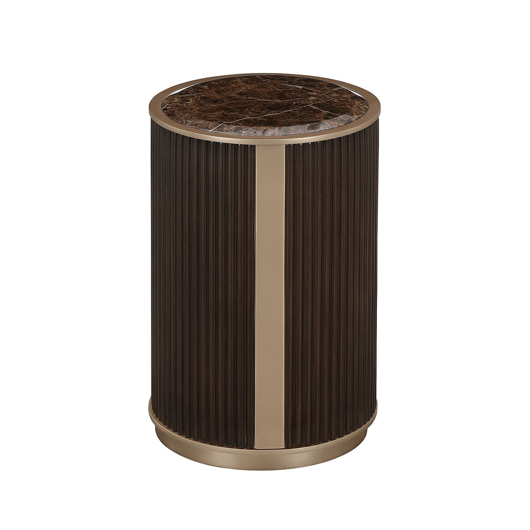 West Kensington - Chairside Table - Medium Espresso