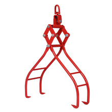 Load image into Gallery viewer, Heavy-Duty 4 Claw Timber Log Lifting Tongs Grabber
