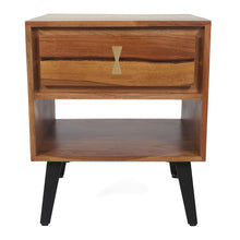 Load image into Gallery viewer, Asther - Bedside Table - Natural Wood / Brown
