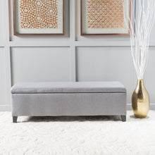 Load image into Gallery viewer, Contemporary Storage Ottoman Bench With Polyester Upholstery
