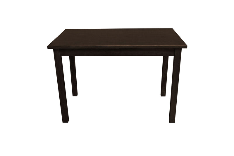 48" Solid Wood Dining Table - Dark Brown