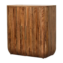 Load image into Gallery viewer, Round Accent Cabinet With Single Door (738389) - Brown
