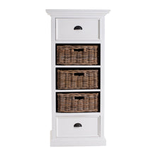 Load image into Gallery viewer, Two Drawer Storage Cabinet With Baskets - White
