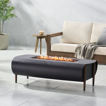 Load image into Gallery viewer, Vernon - Rectangle Fire Pit 50, 000 Btu - Dark Gray
