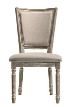 Load image into Gallery viewer, Upholstered Fabric And Solid Wood Dining Side Chairs (Set of 2) - Gray
