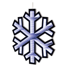 Load image into Gallery viewer, Christmas Snowflakes Tabletop Sign With LED (633786) - White
