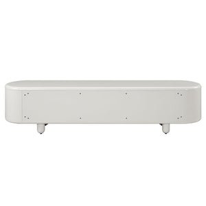 Keely - TV Stand - White High Gloss