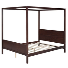 Load image into Gallery viewer, Canopy Platform Bed With Headboard And Footboard, Slat Support Leg
