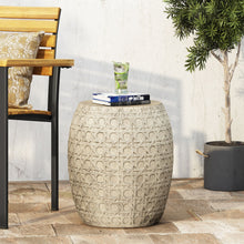 Load image into Gallery viewer, Outdoor Lightweight Concrete Side Table - Antique Yellow
