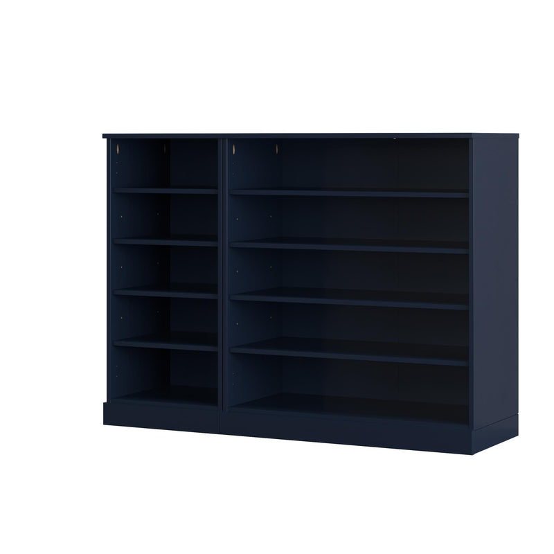Solid Woodshoe Storage Cabinet (755957) - Navy Blue