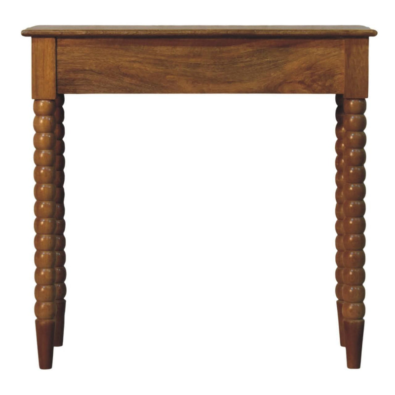 Solid Wood Console Table With Drawer - Brown