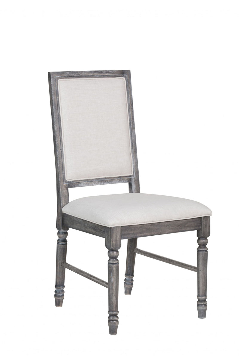 Upholstered Dining Side Chairs (Set of 2) - Cream