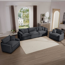 Load image into Gallery viewer, Elegant Oversized Sectional Sofa Set With Deep Seats And Flexible Layout
