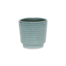 Load image into Gallery viewer, Striped Round Pot Planter (487406) - Green
