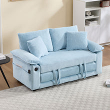 Load image into Gallery viewer, Upholstered Futon Convertible Floor Sofa Bed
