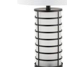 Load image into Gallery viewer, USB Table Lamp With Drum Shade - Black
