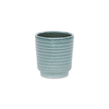Load image into Gallery viewer, Striped Round Pot Planter (487471) - Green
