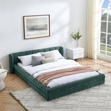 Load image into Gallery viewer, Modern Upholstered Bed Frame With Thick Fabric And Headboard
